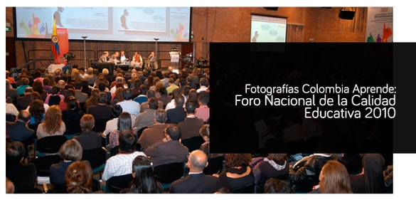 Registro Fotográfico Foro Nacional de la Calidad Educativa. Foto 3